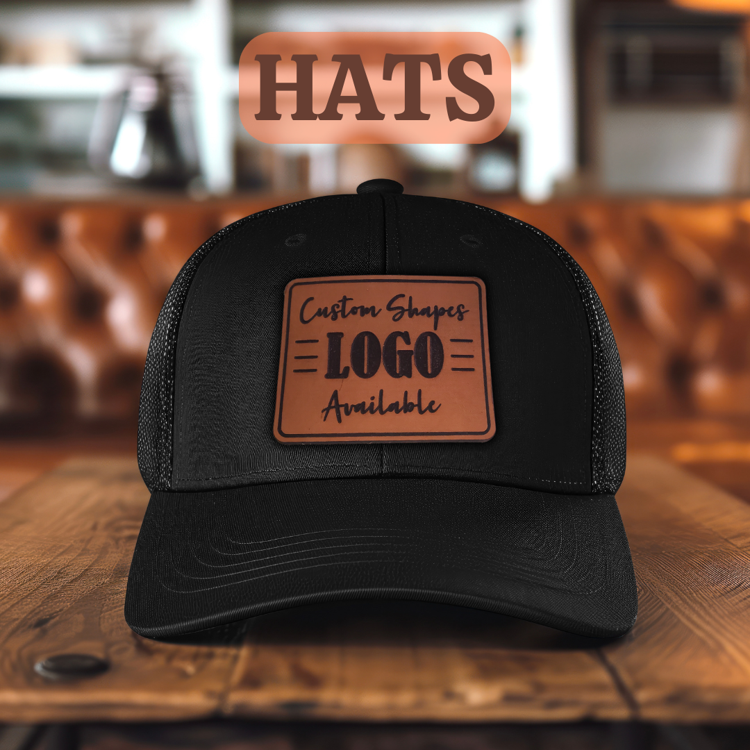 Custom Leather Patch Hats, Collection Photo