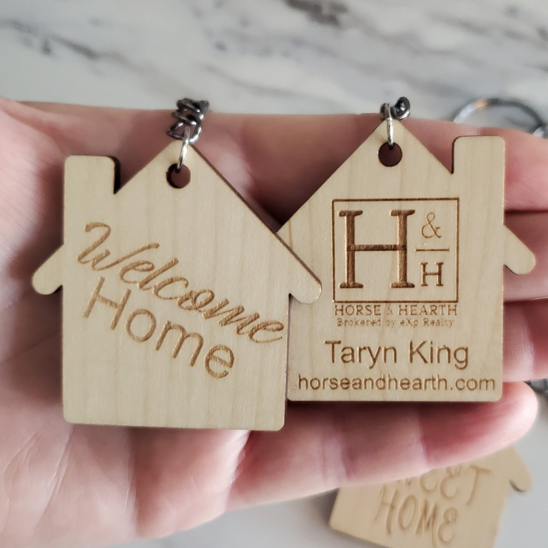 Realtor/Lender House Keychains