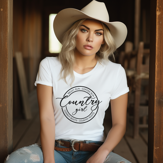 Country Girl Jersey Short Sleeve T-Shirt