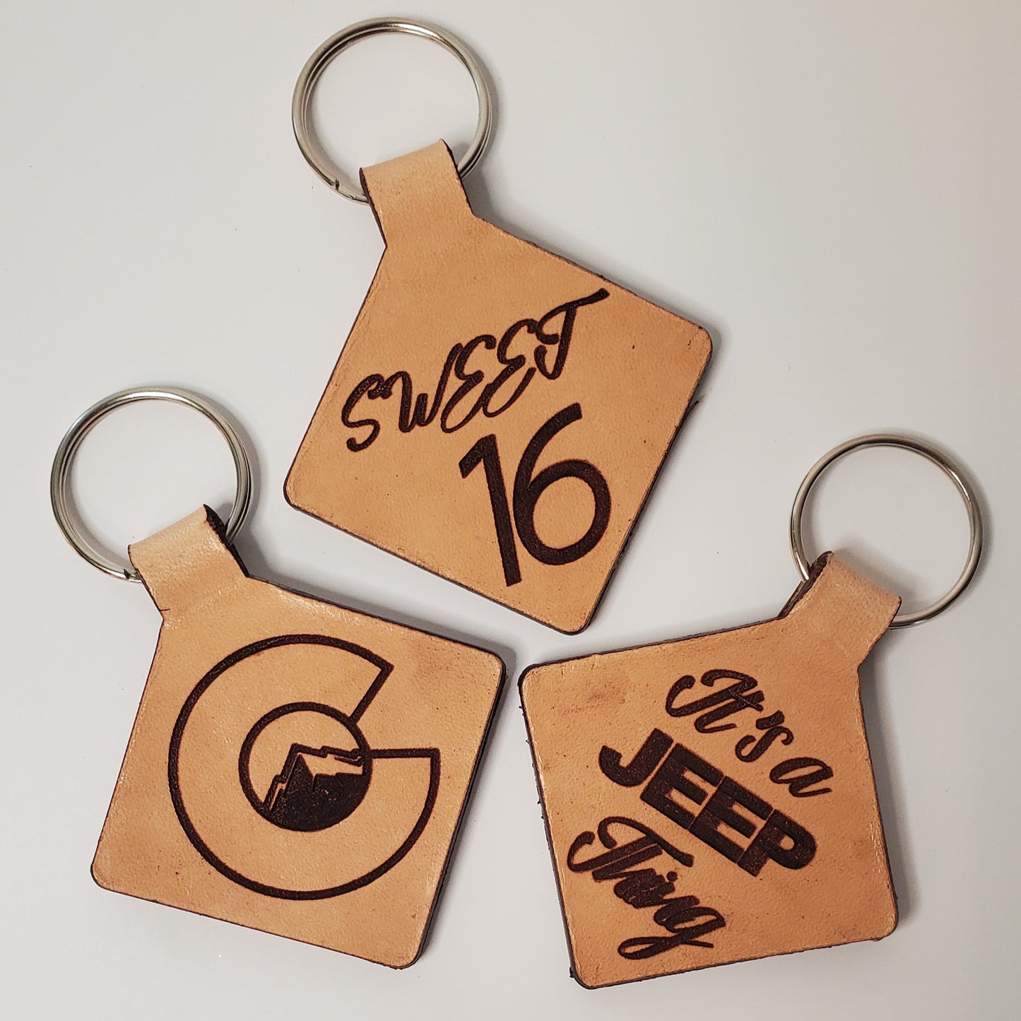 Leather Keychains