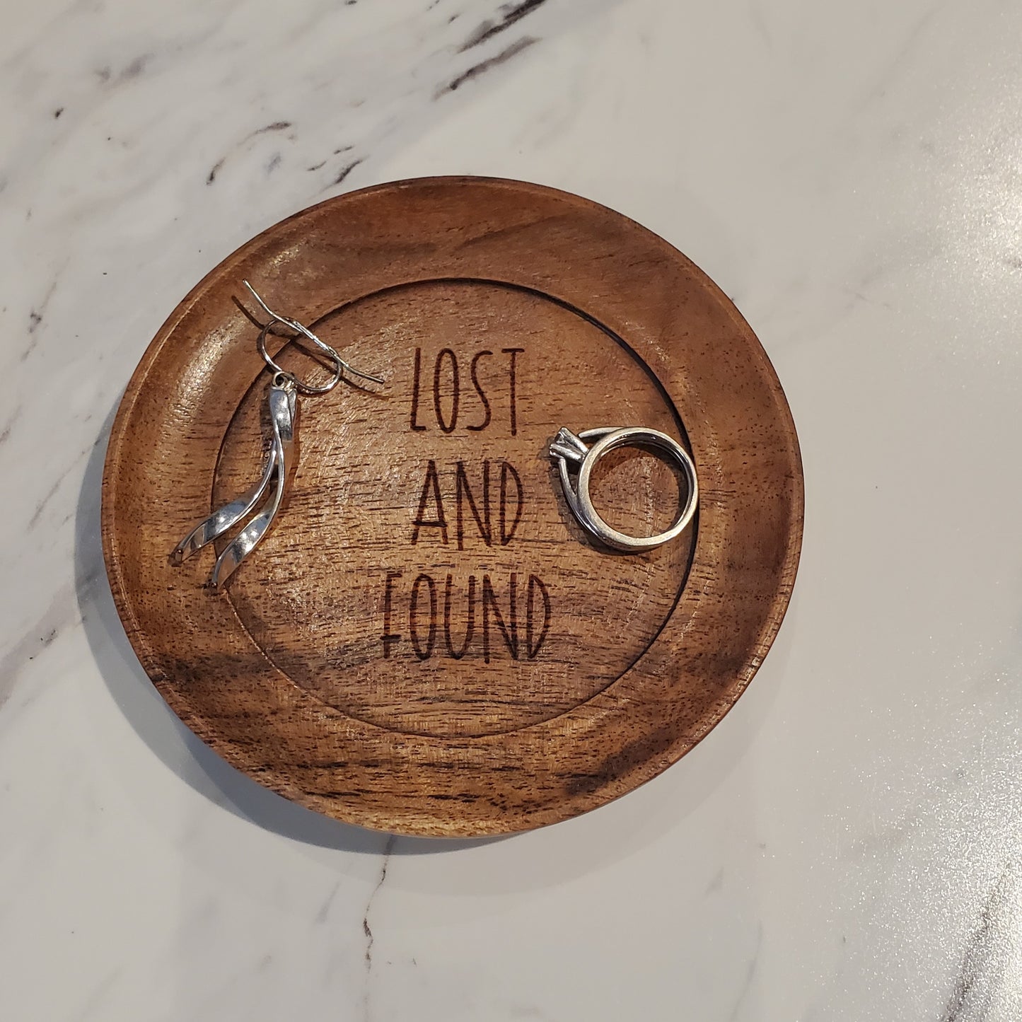 Engraved Ring Dish