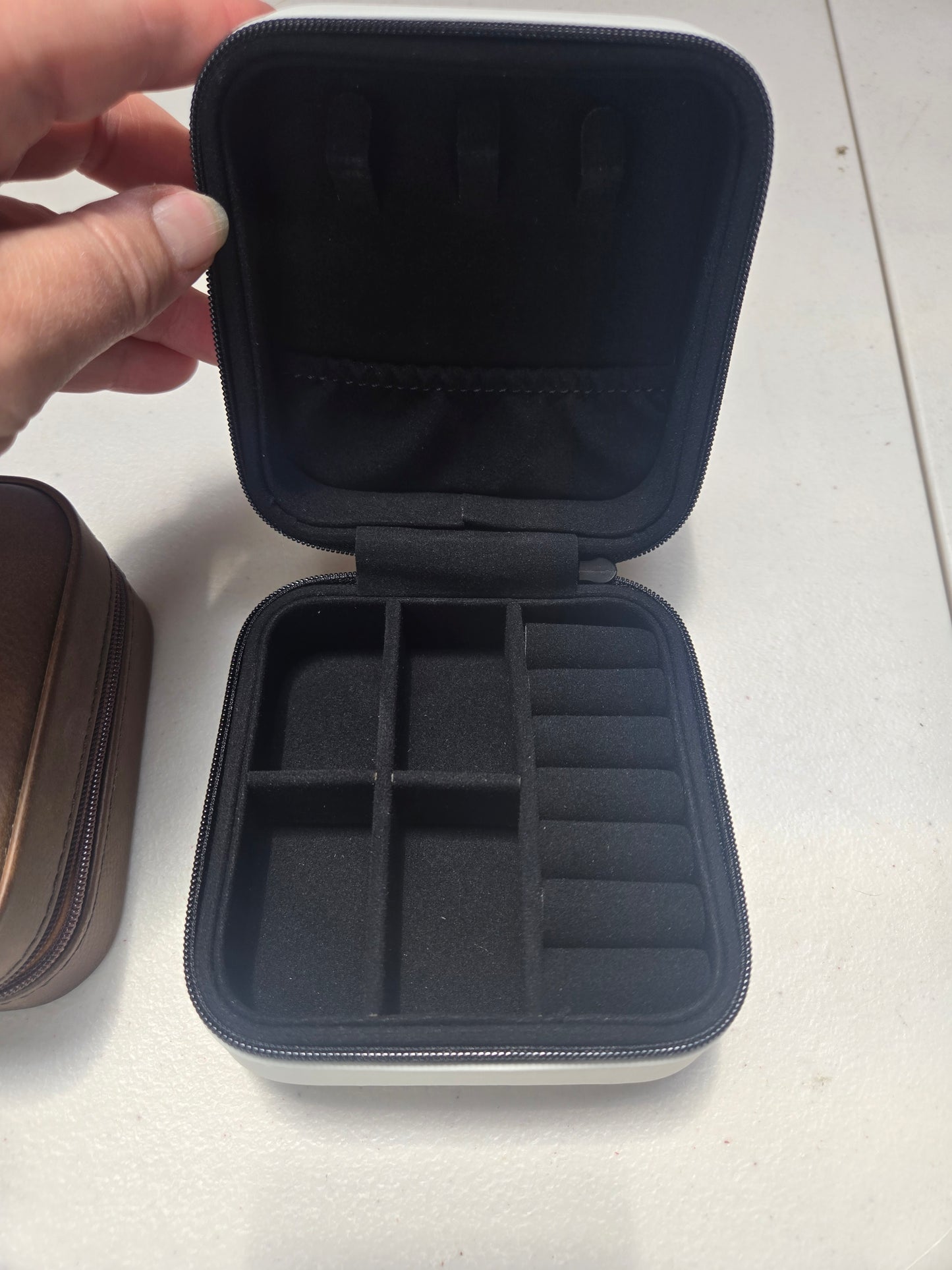 Leatherette Travel Jewelry Box