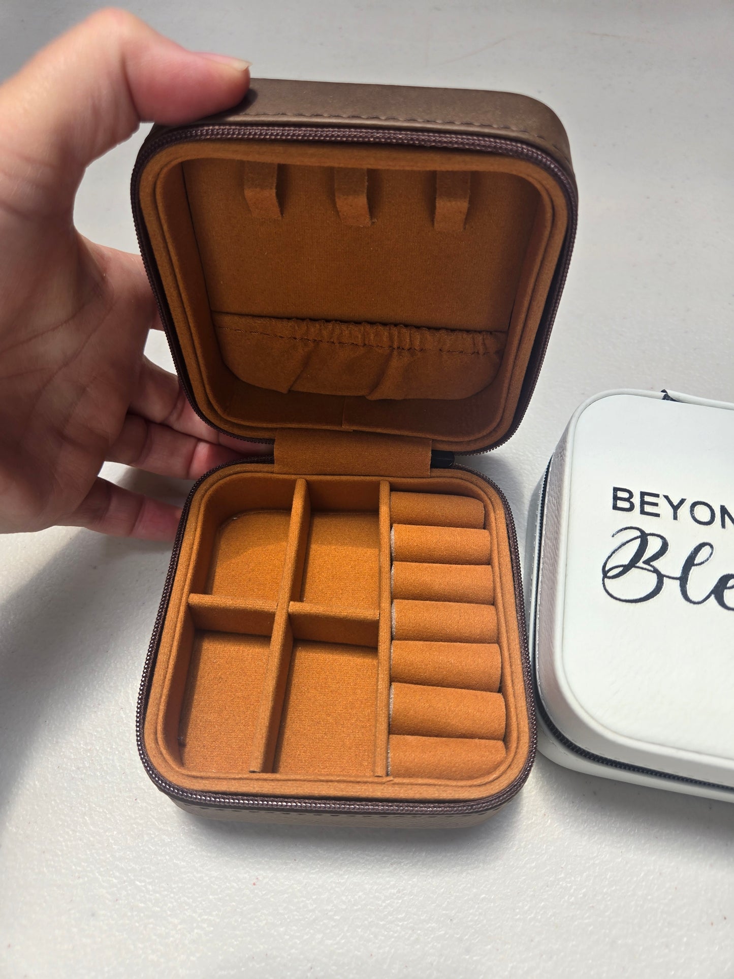 Leatherette Travel Jewelry Box
