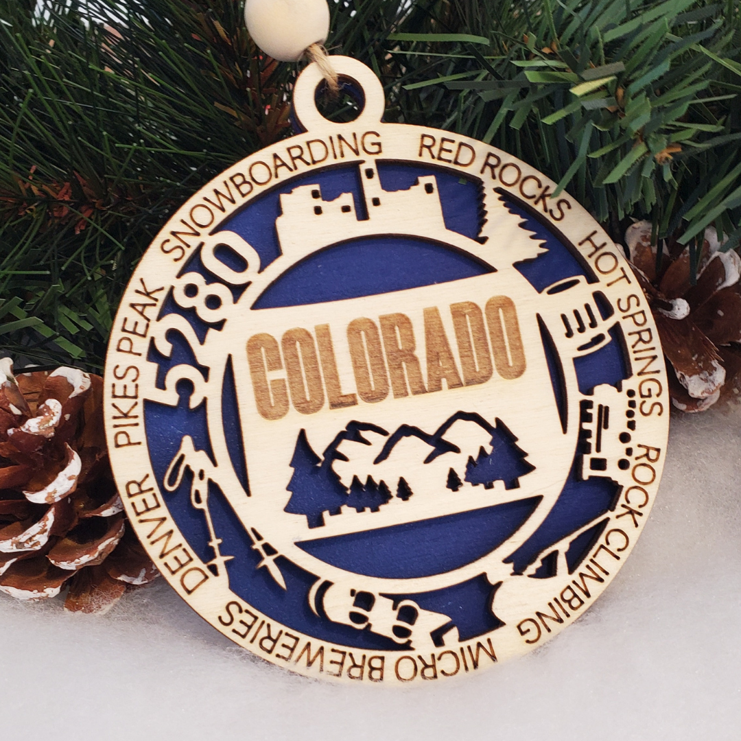 Colorado State Ornament
