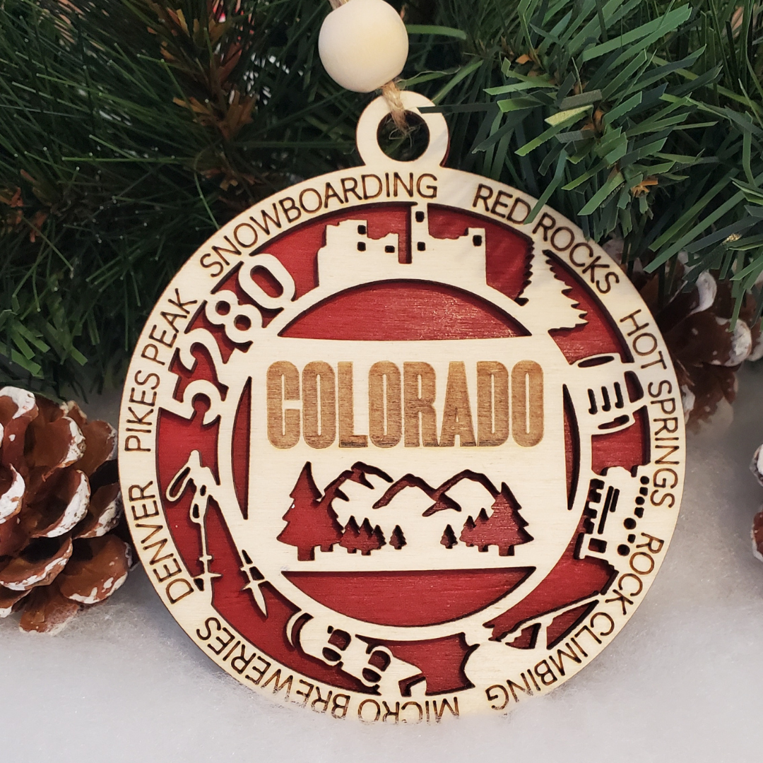 Colorado State Ornament