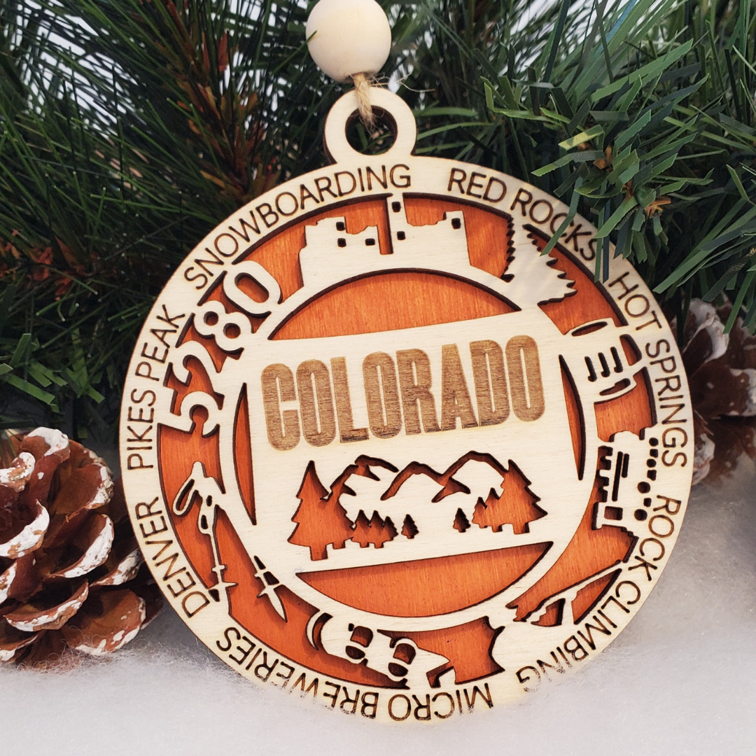 Colorado State Ornament