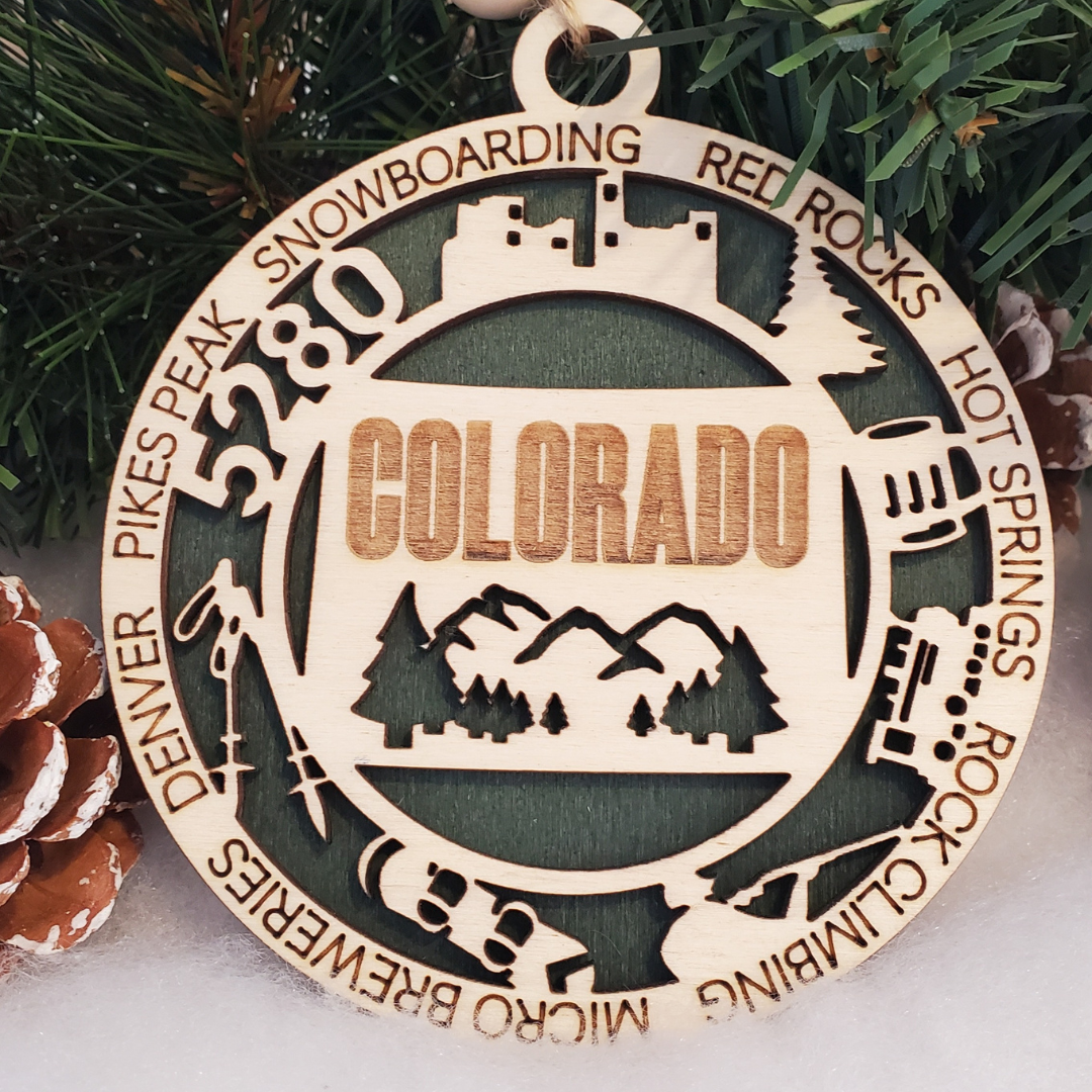 Colorado State Ornament