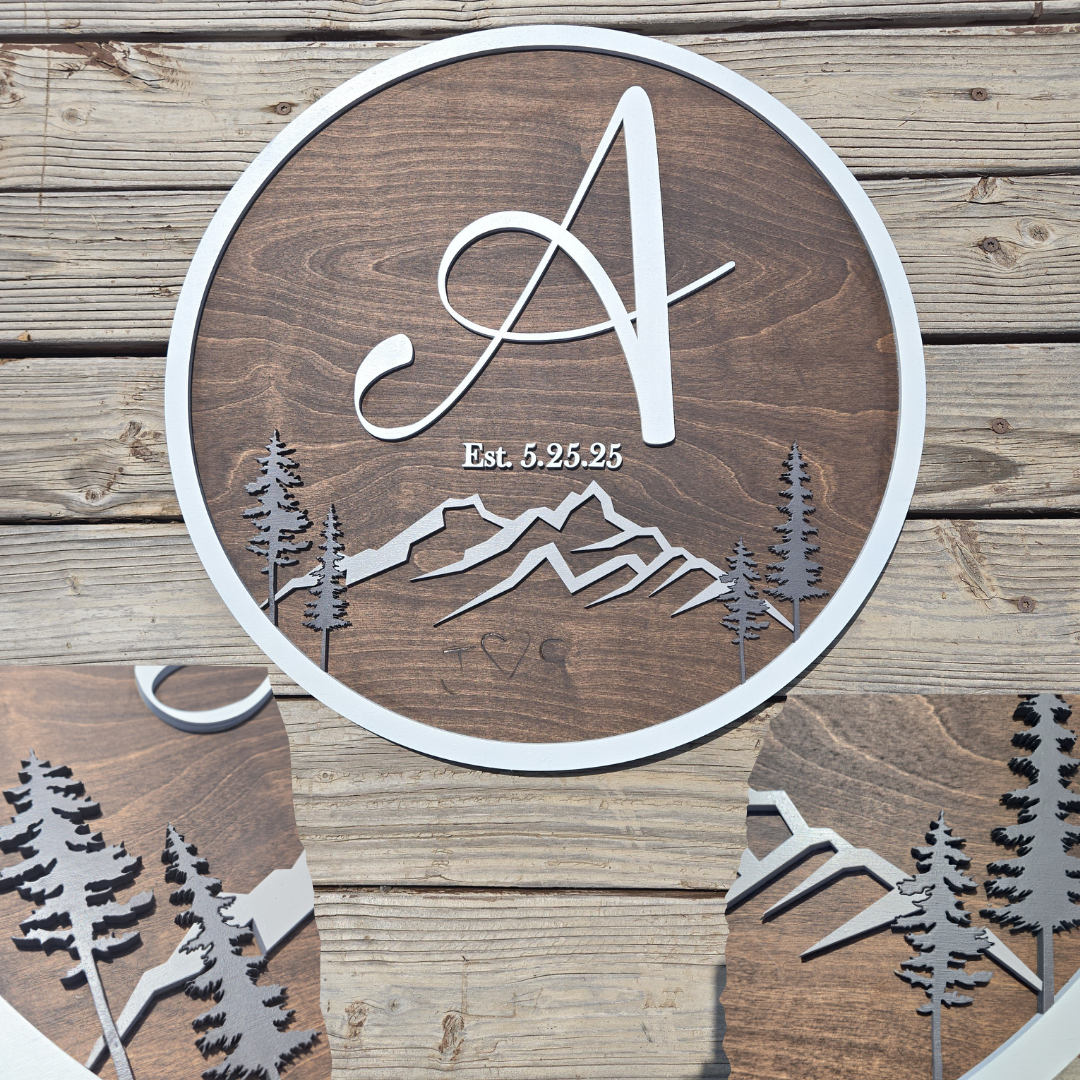 Custom Round Wood Signs – Personalized & Handcrafted Decor