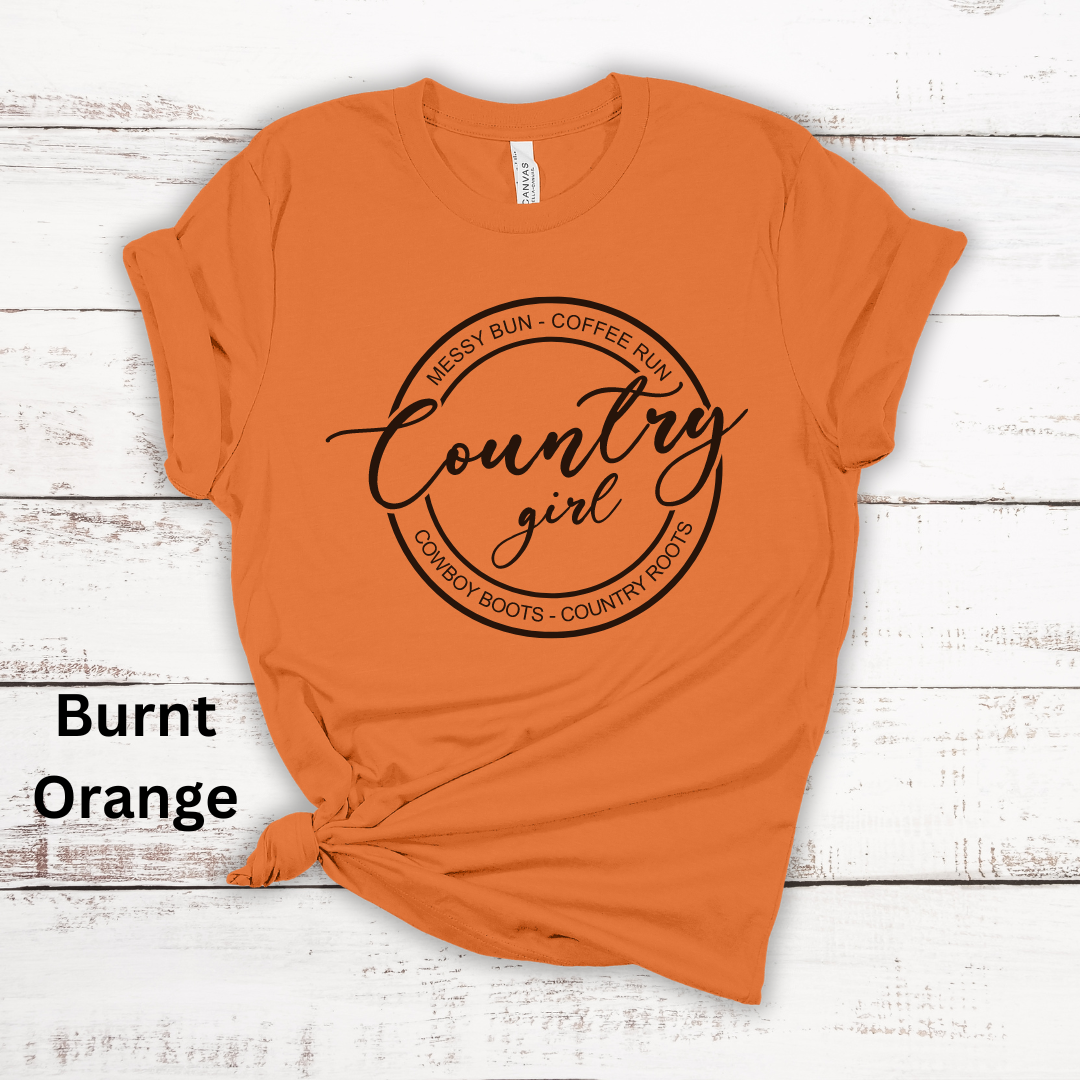 Country Girl Jersey Short Sleeve T-Shirt