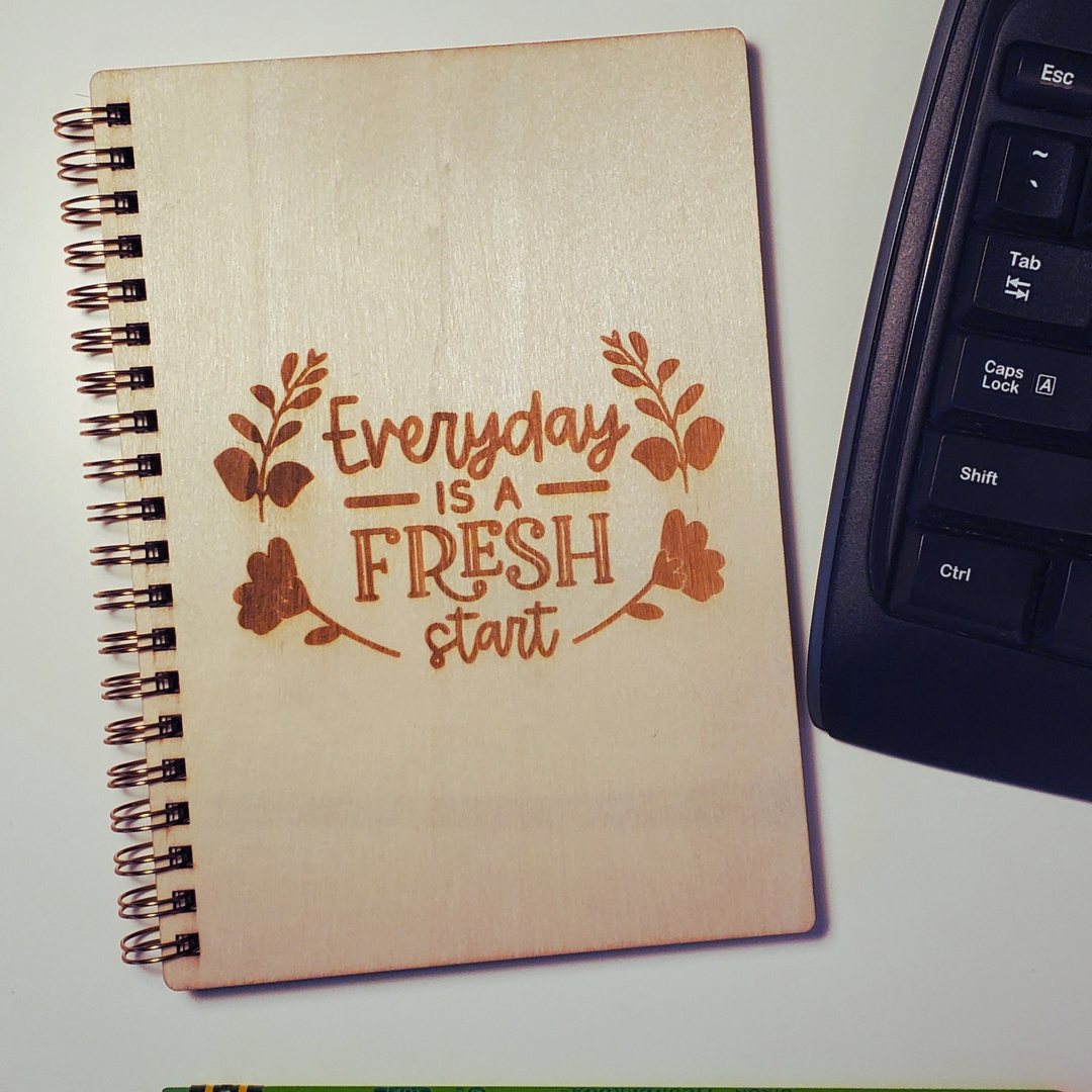 Wood Cover 5x7 Notebook/Journal