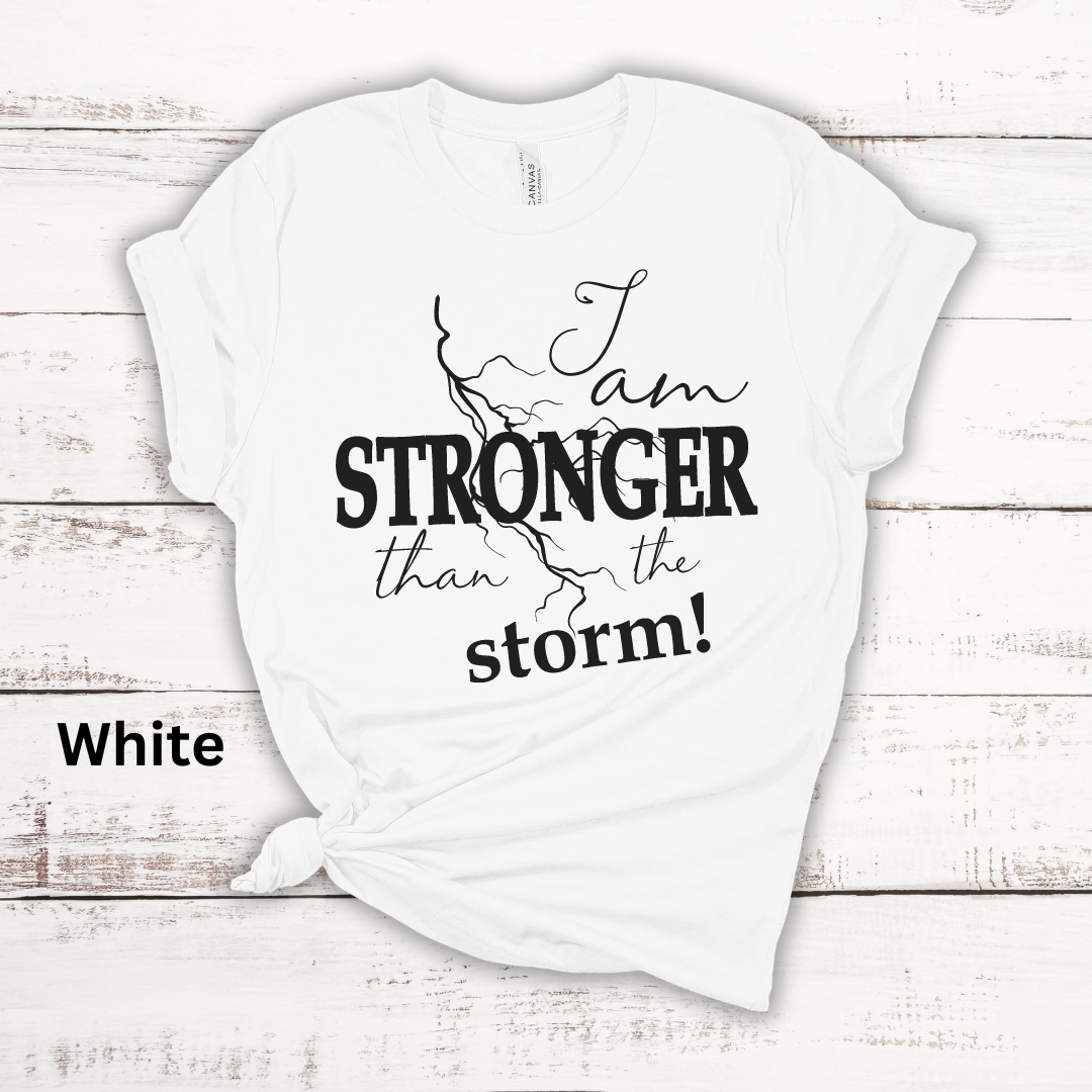 Stronger Than The Storm Jersey Short Sleeve Tee