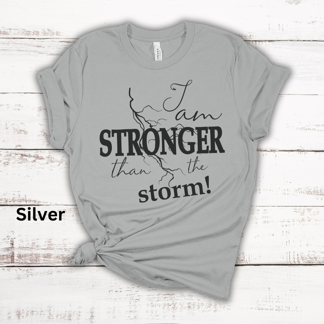 Stronger Than The Storm Jersey Short Sleeve Tee