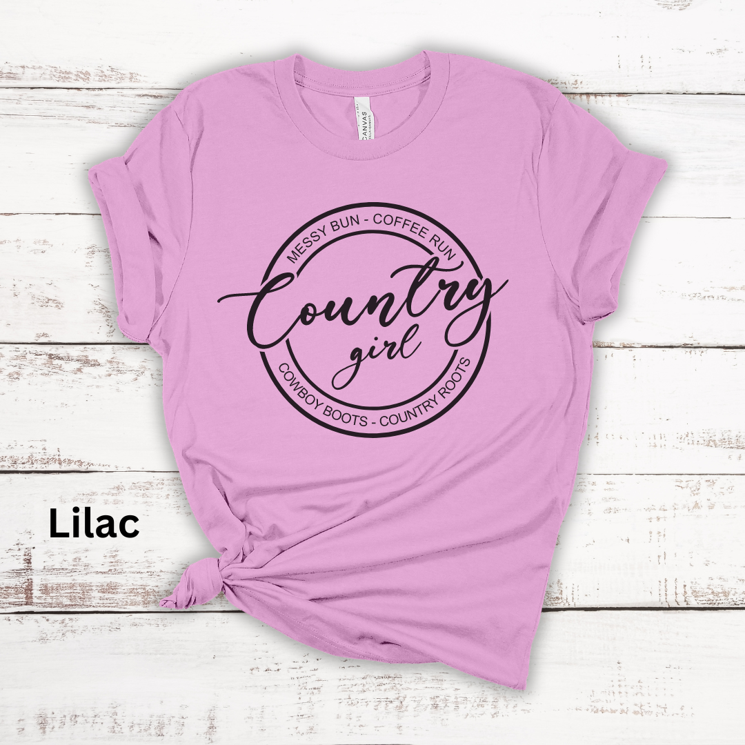 Country Girl Jersey Short Sleeve T-Shirt
