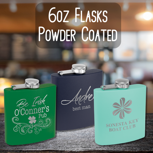 Stainless Steel Flasks 6 oz
