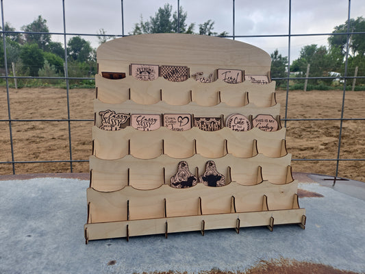 Sticker/Hat Patch Display Shelf