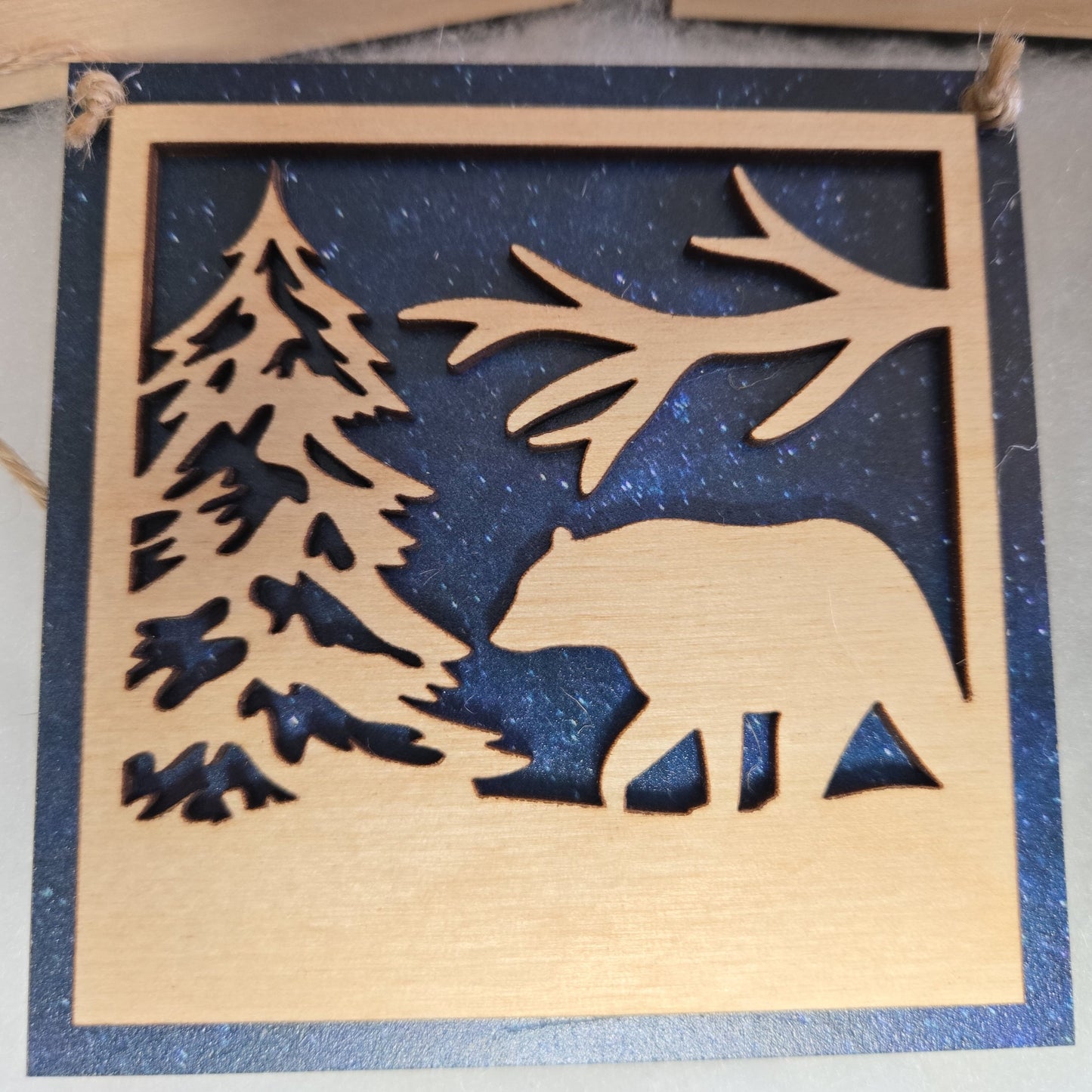 Wildlife Square Ornaments