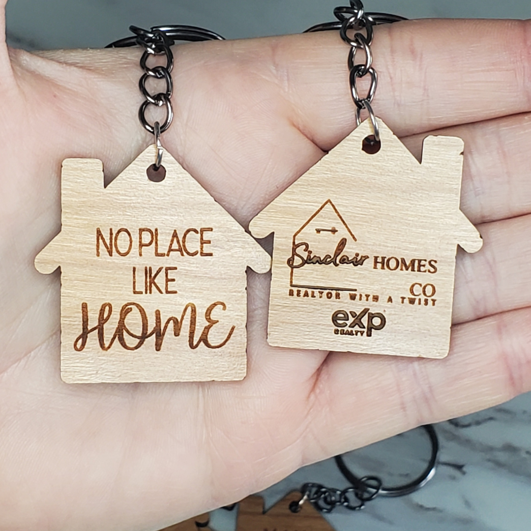 Realtor/Lender House Keychains