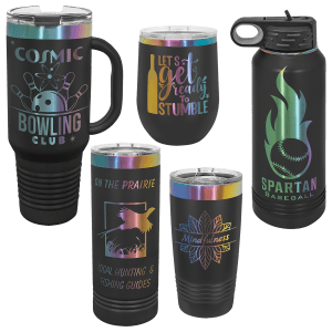 Rainbow Prism Ion Plated Drinkware