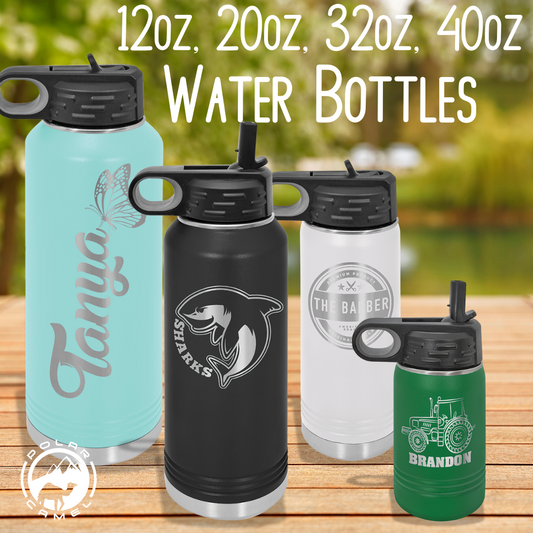 Stainless Powder Coated Water Bottles