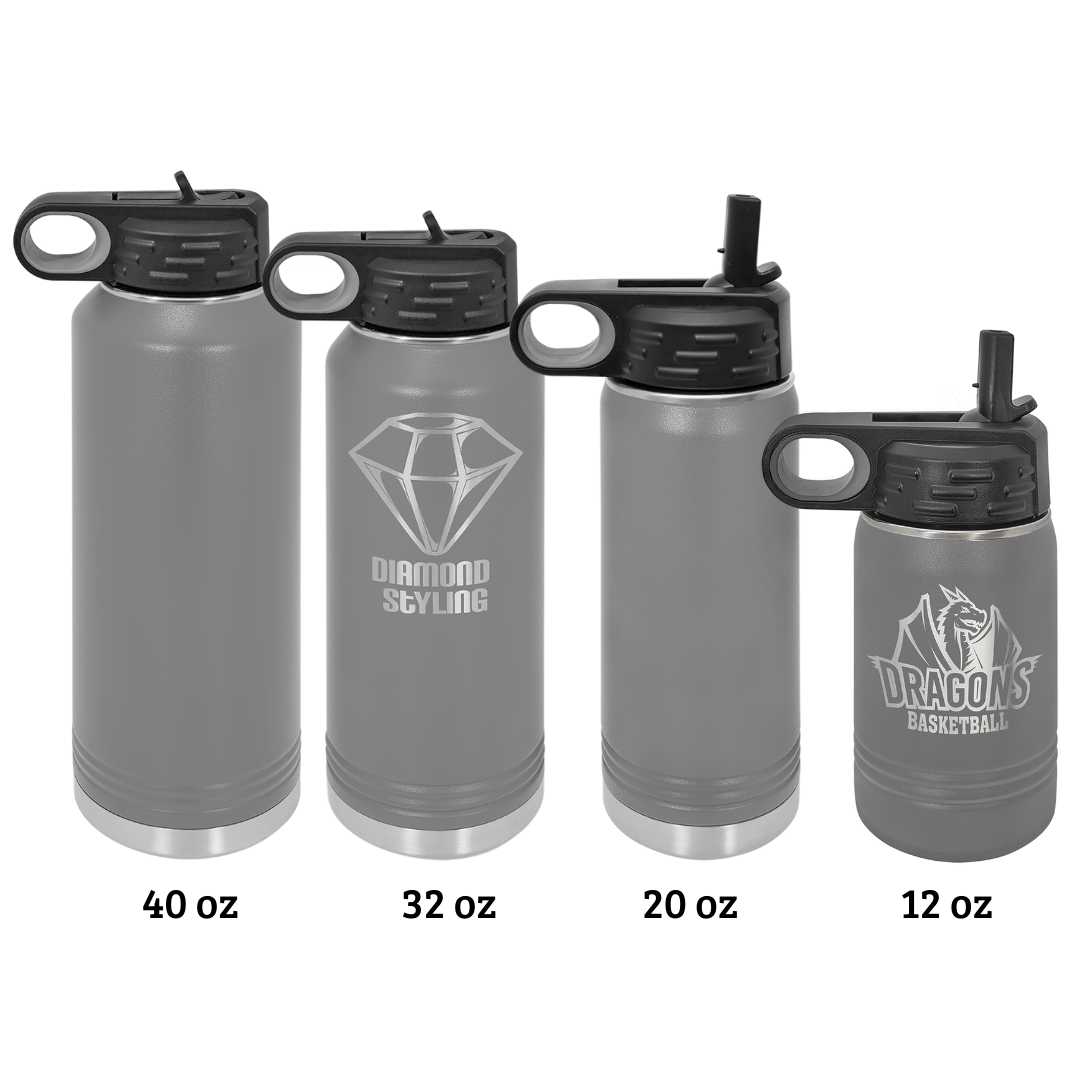 Stainless Powder Coated Water Bottles