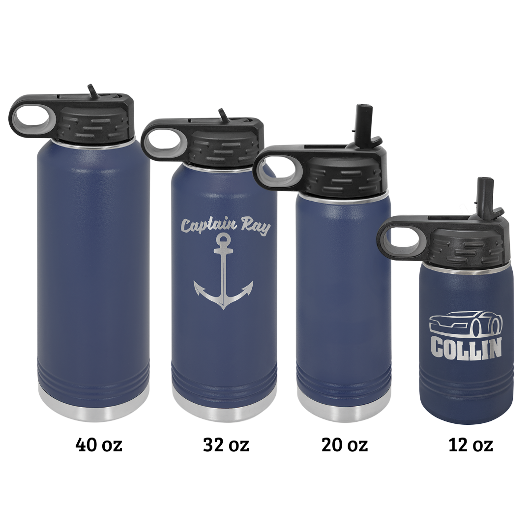 Stainless Powder Coated Water Bottles