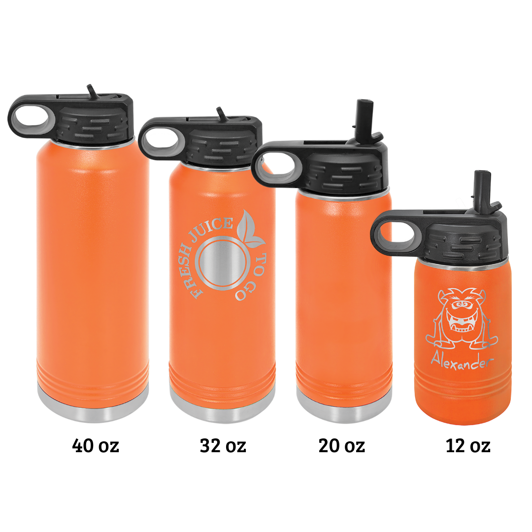 Stainless Powder Coated Water Bottles