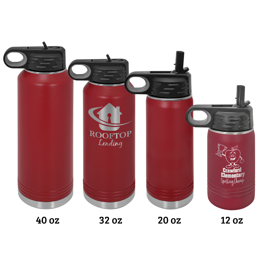 Stainless Powder Coated Water Bottles