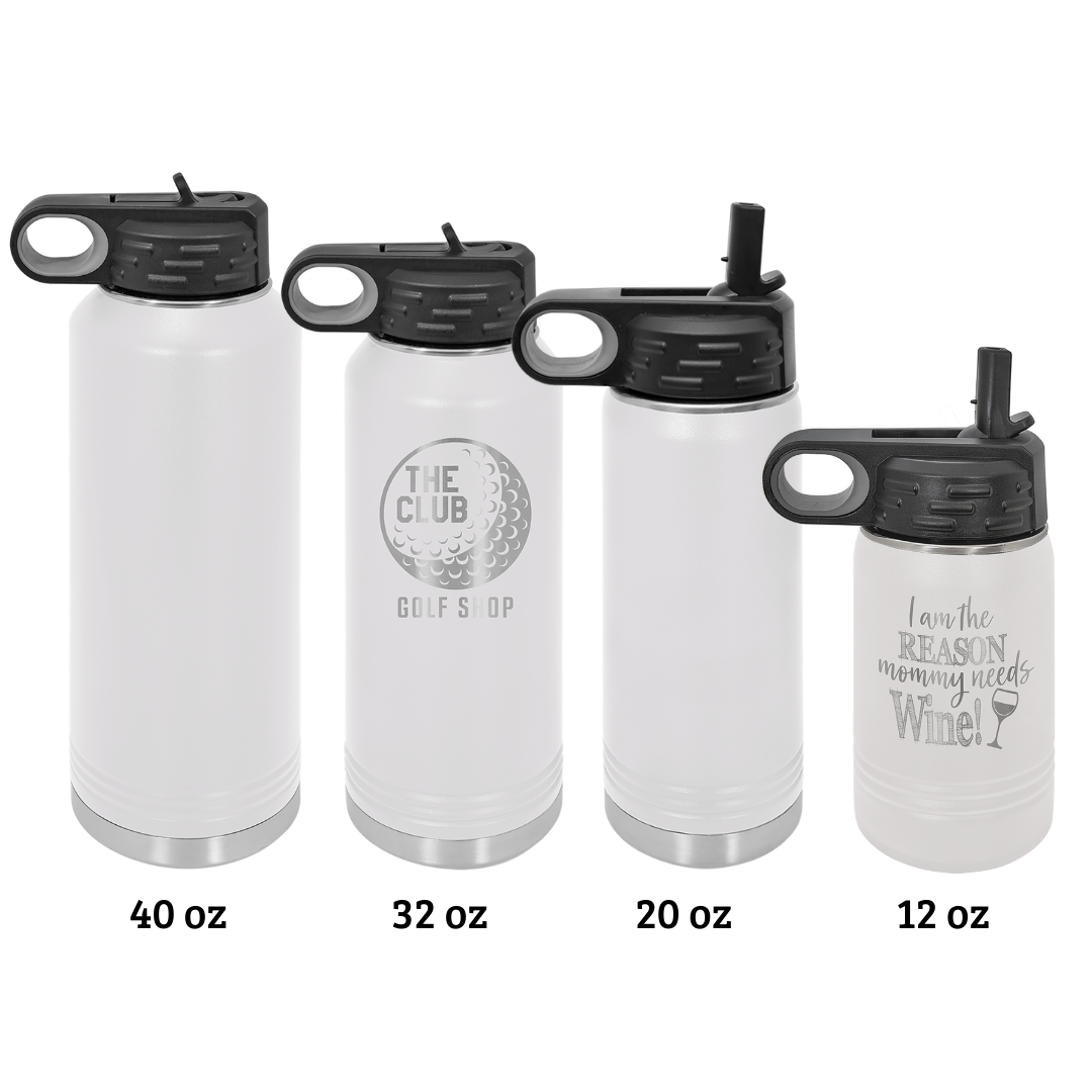Stainless Powder Coated Water Bottles