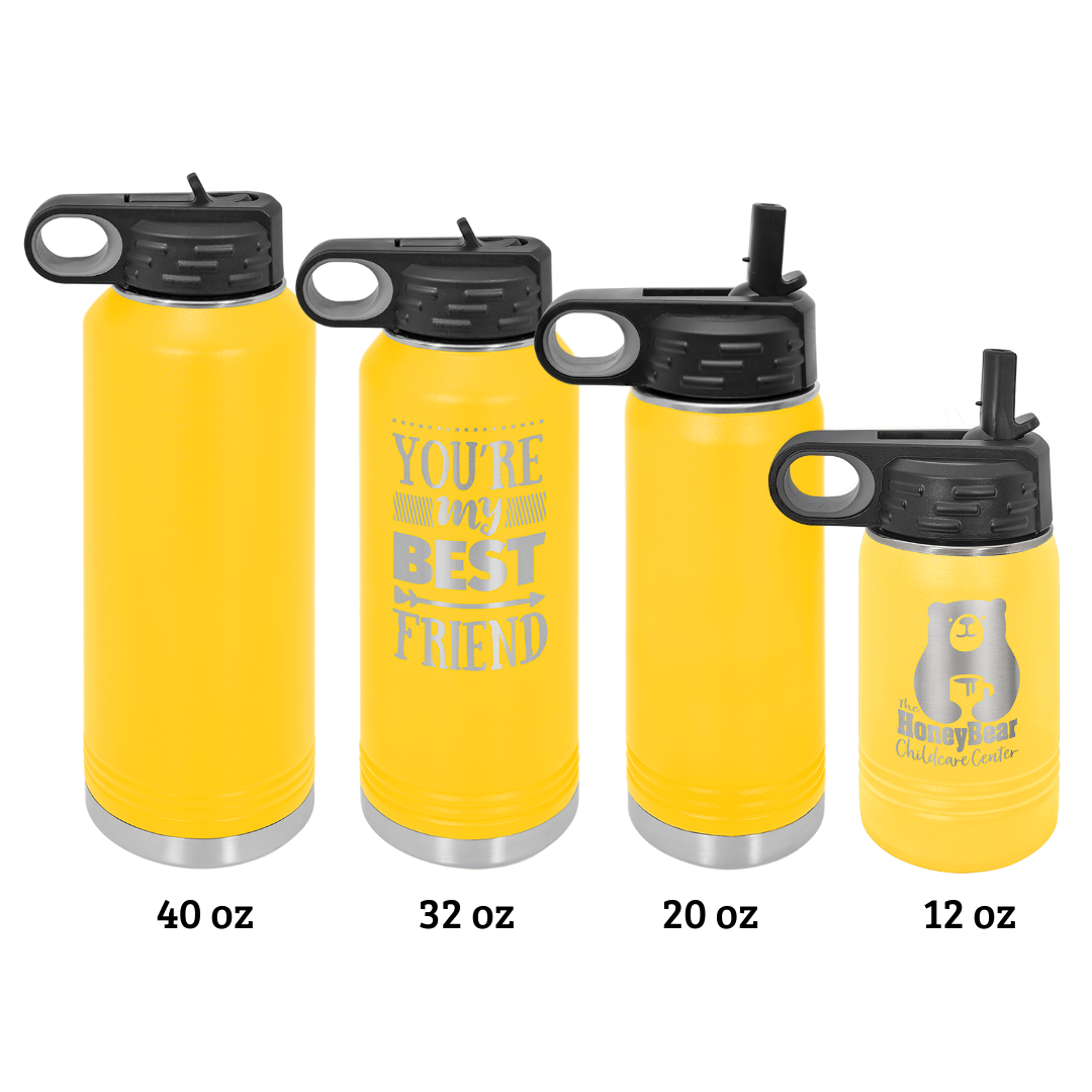 Stainless Powder Coated Water Bottles