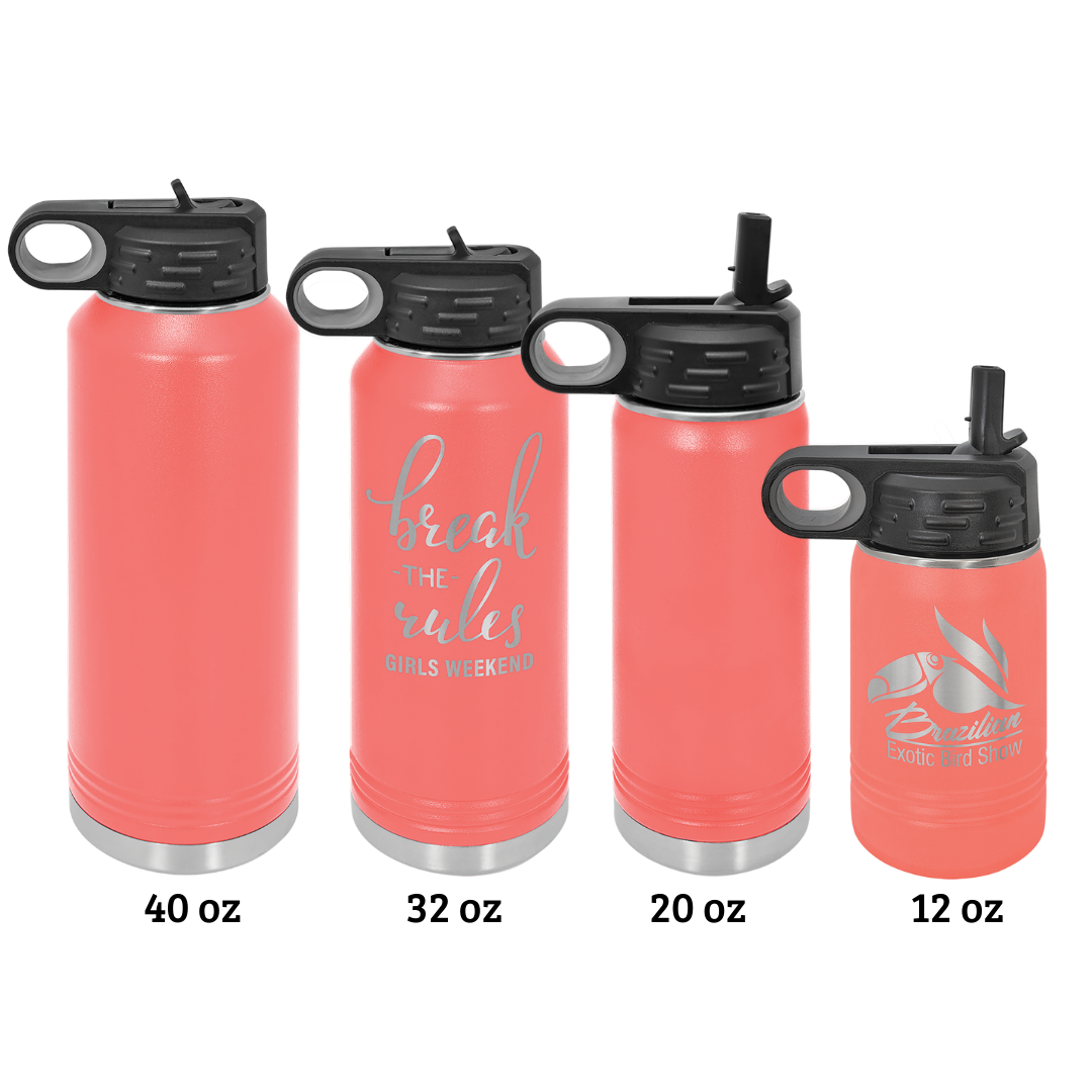 Stainless Powder Coated Water Bottles