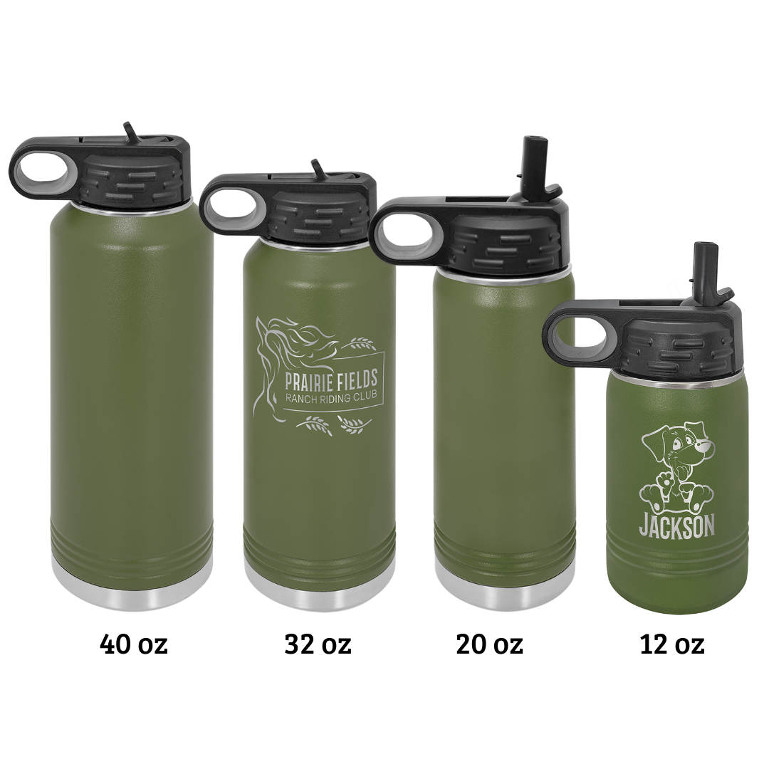 Stainless Powder Coated Water Bottles