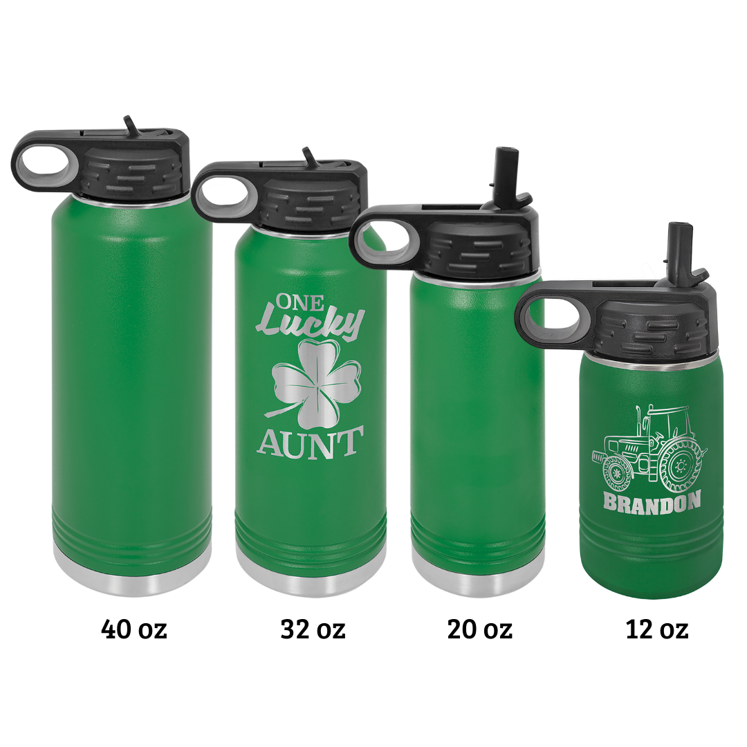 Stainless Powder Coated Water Bottles