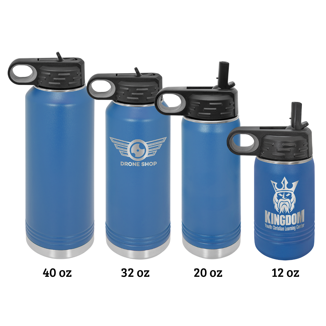 Stainless Powder Coated Water Bottles