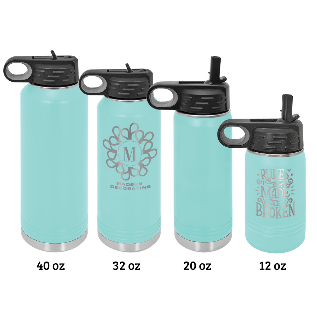 Stainless Powder Coated Water Bottles