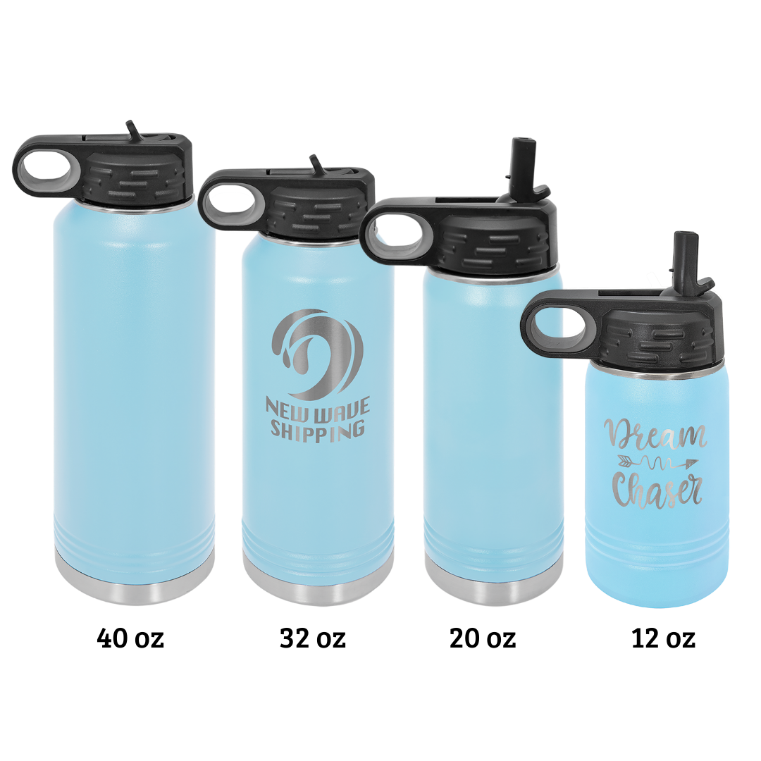 Stainless Powder Coated Water Bottles