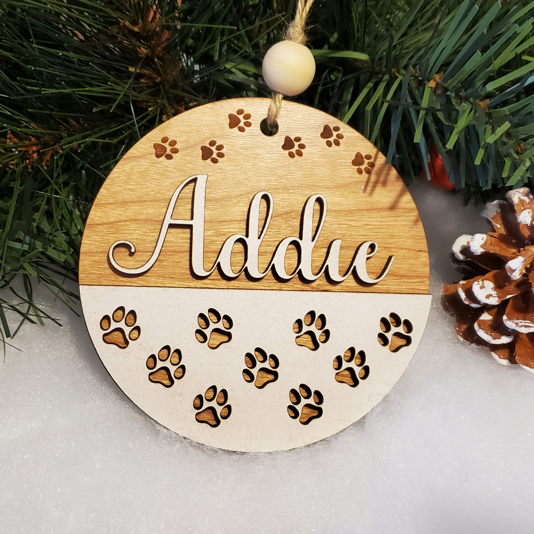 Custom Wood Pet Ornaments