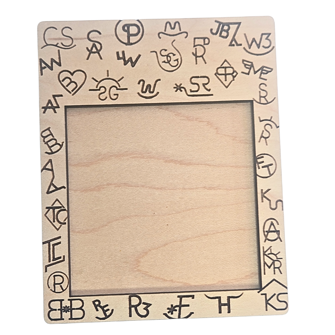Customizable Wood Sticky Note Holders