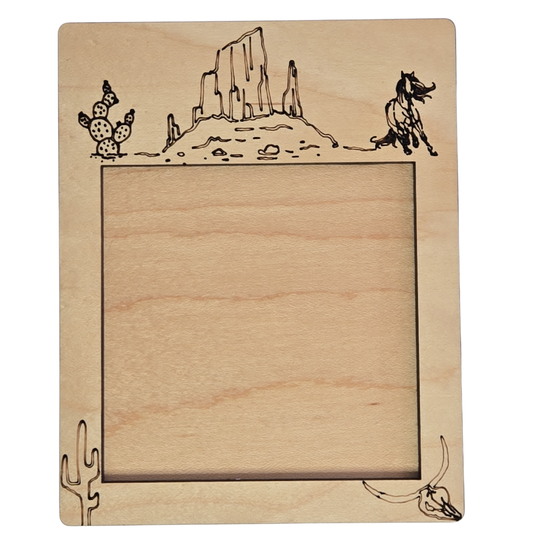 Customizable Wood Sticky Note Holders