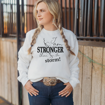 Stronger Than The Storm Crewneck Sweatshirt