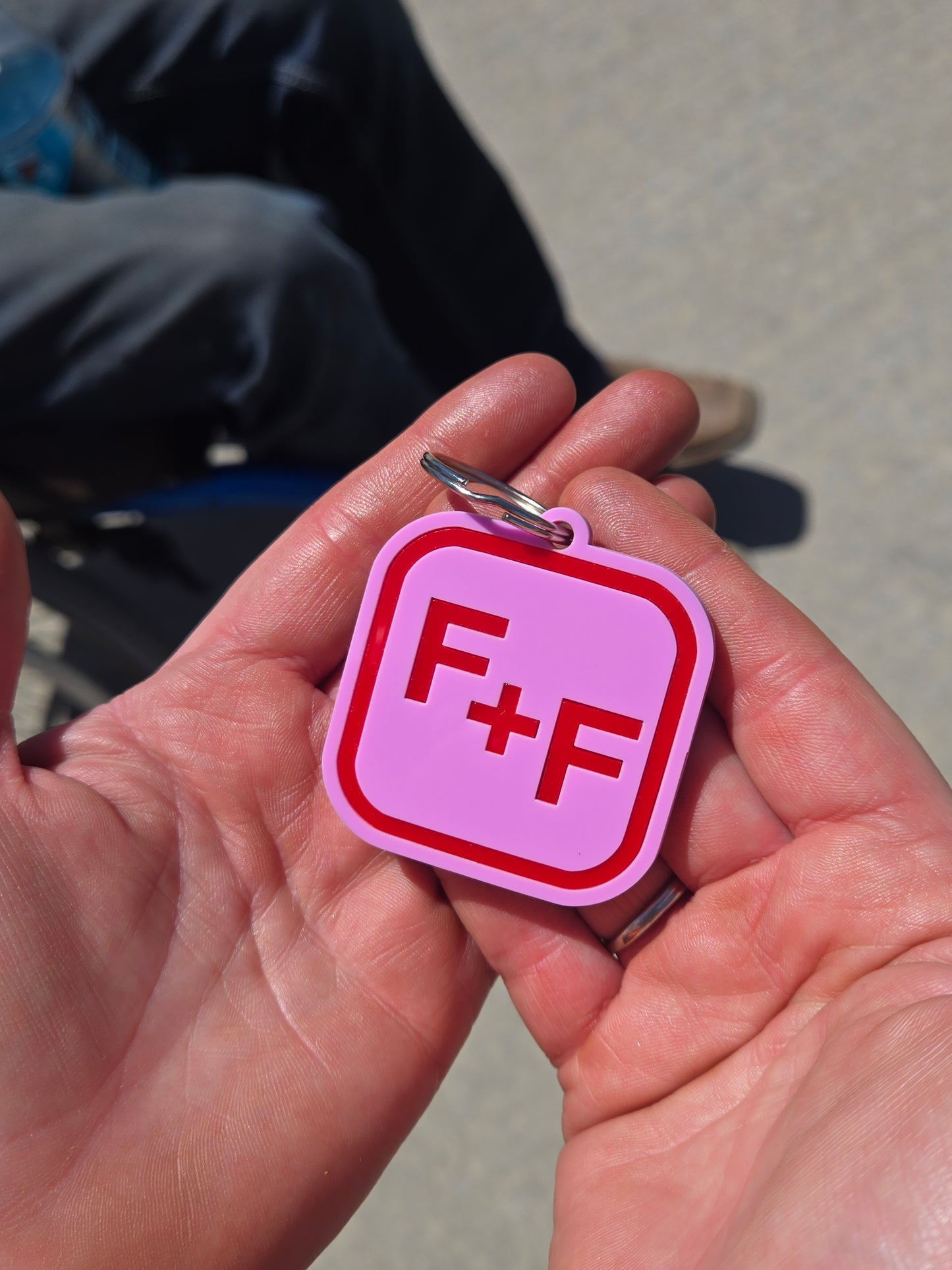 NFC Smart Keychain | Tap-to-Share | Semi-Custom Colors | 2×2 Inch Acrylic