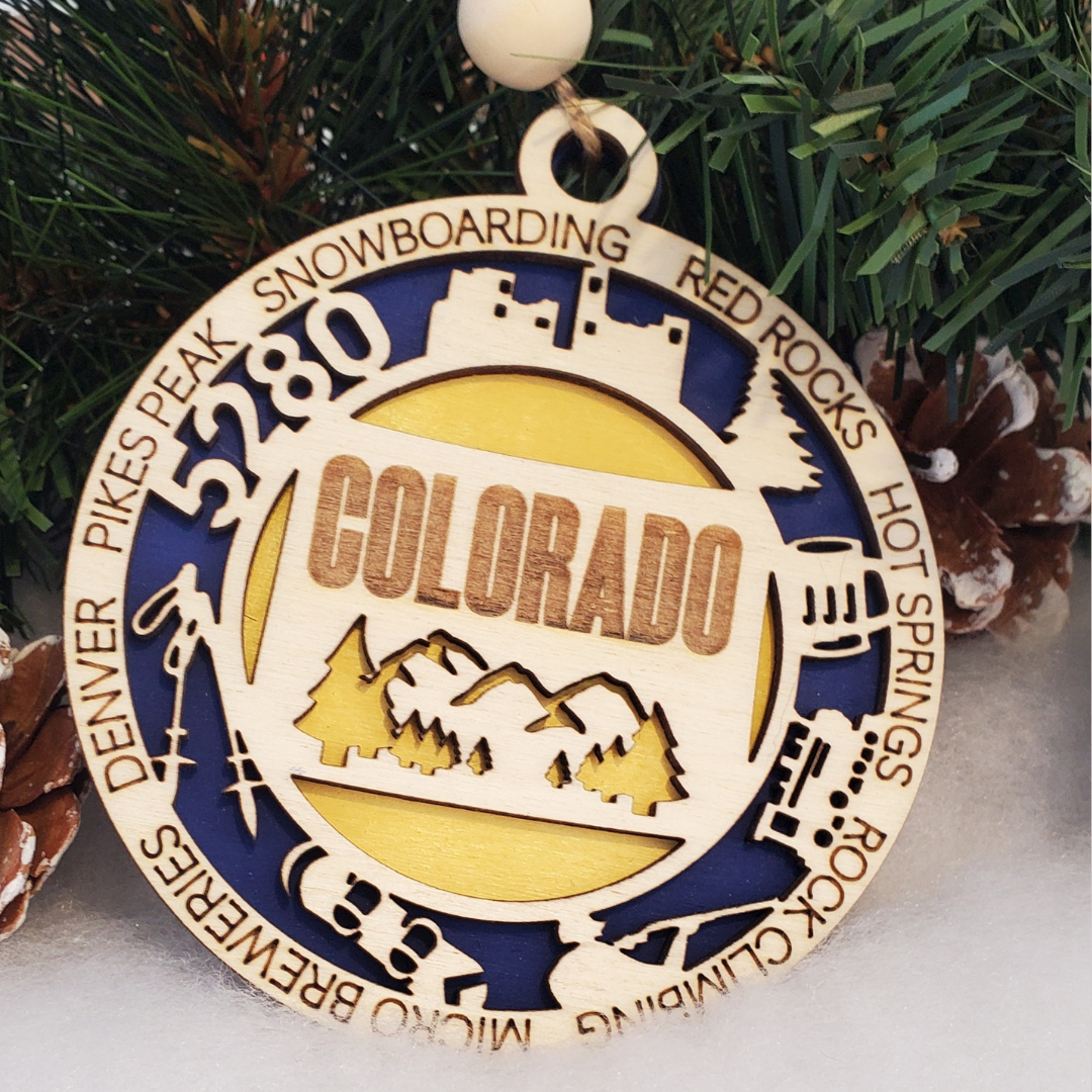 Colorado State Ornament