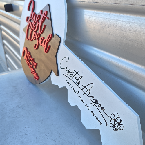 Custom Realtor Photo Prop Key – Personalized Real Estate Signs