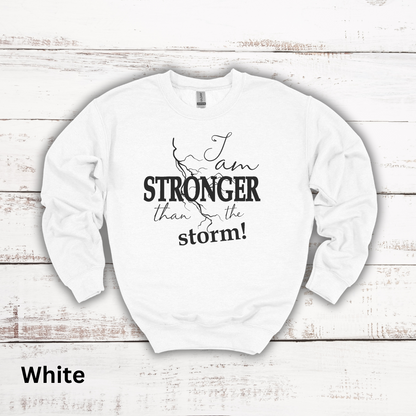 Stronger Than The Storm Crewneck Sweatshirt