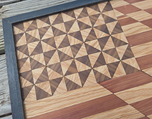 Wood US Flag Quilt Wall Art | Handmade Patriotic Wall Decor