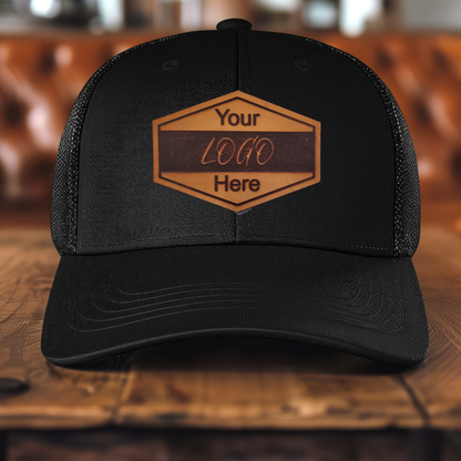 Custom Leather Patch Hats