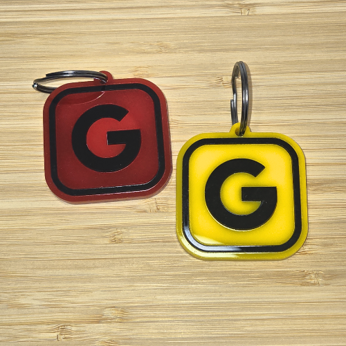 NFC Smart Keychain | Tap-to-Share | Semi-Custom Colors | 2×2 Inch Acrylic