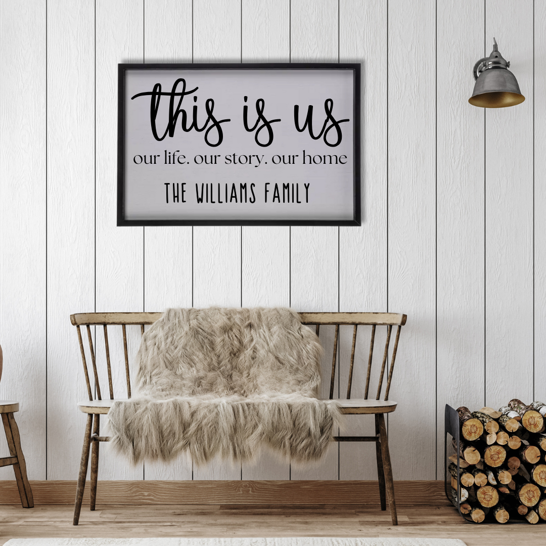 This Is Us Personalized Wall Art