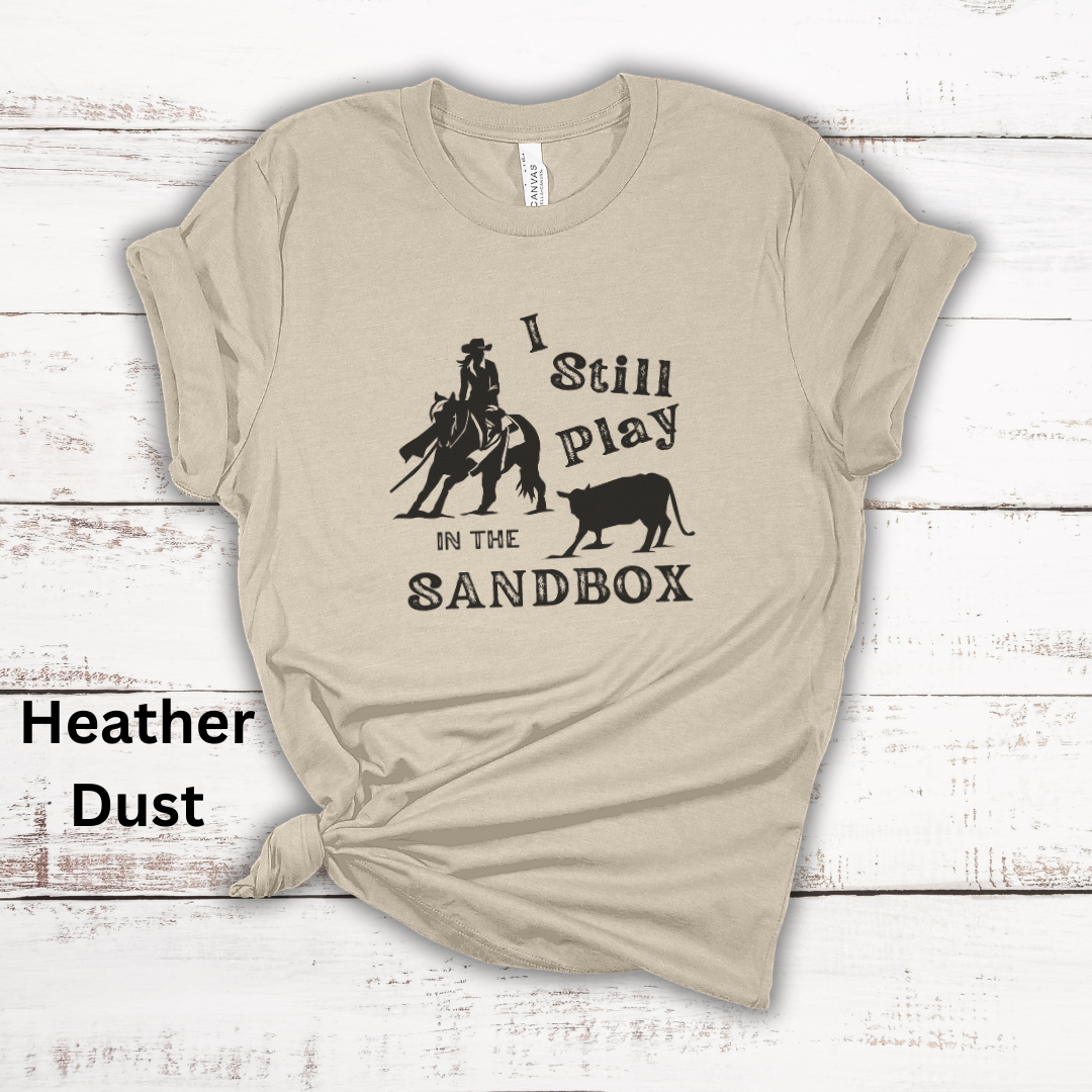 Play In The Sandbox Cutting Horse Short Sleeve Tee