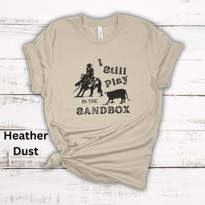 Play In The Sandbox Cutting Horse Short Sleeve Tee