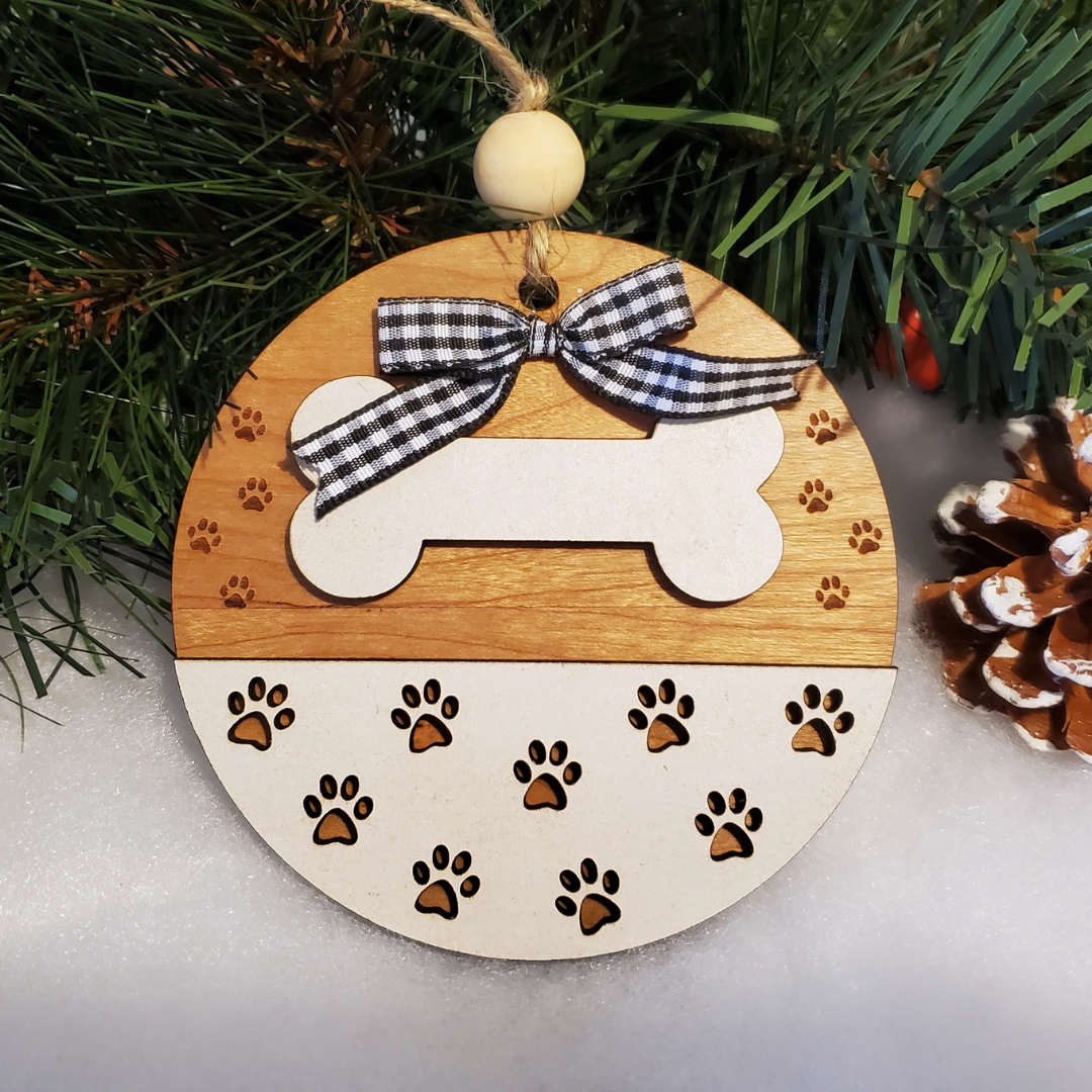 Custom Wood Pet Ornaments